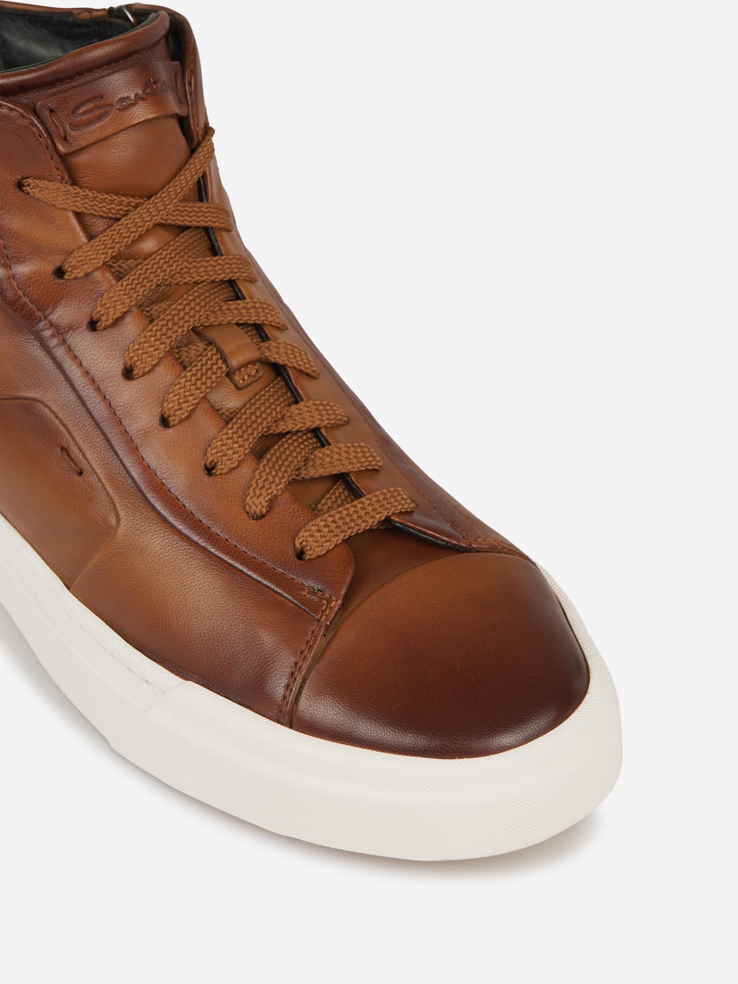 Outlet online Santoni Hombre Sneakers Double Buckle color Caramelo sku 611-004256 01 - Foto 5