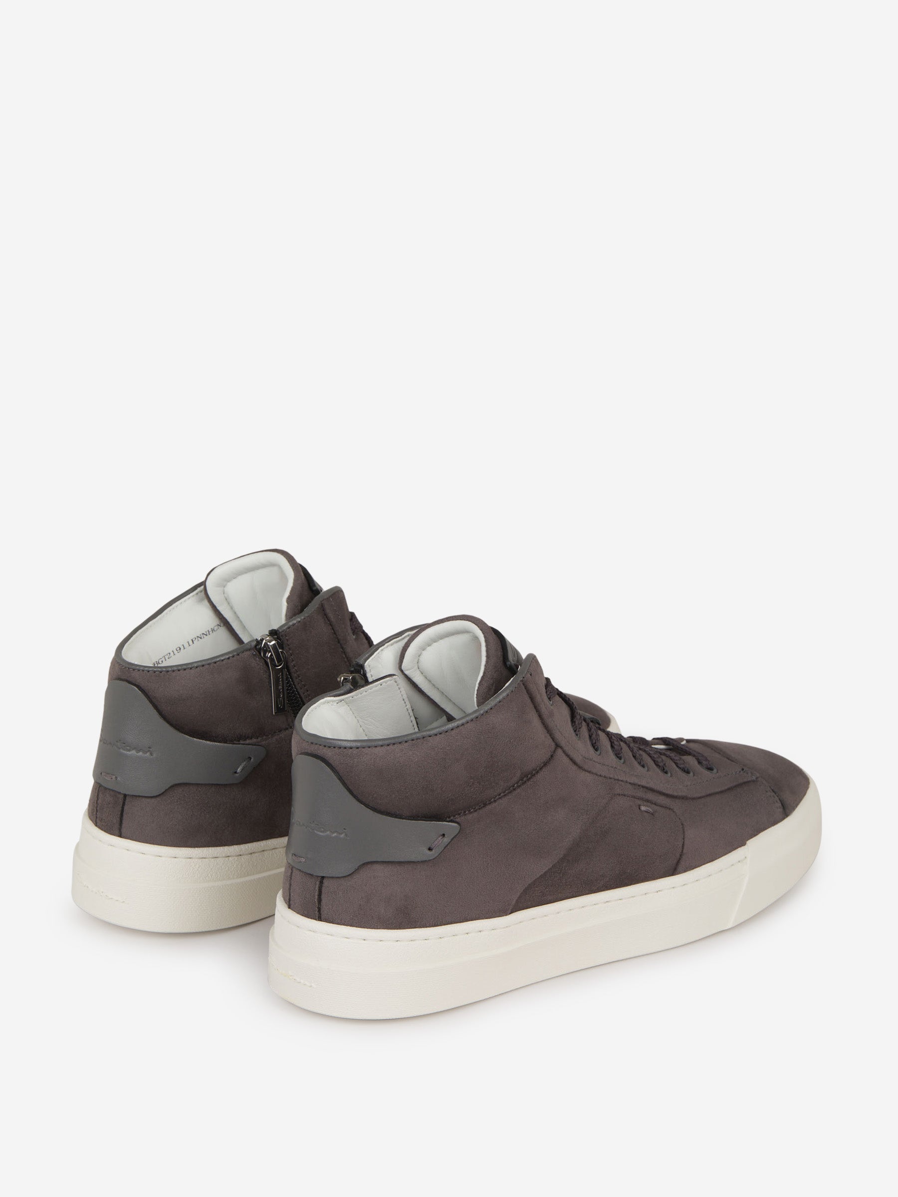 Outlet online Santoni Hombre Sneakers Paneles Piel color Gris Piedra sku 611-004260 01 - Foto 3