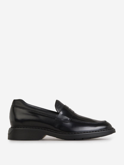Outlet online Hogan Hombre Mocasines Piel color Negro sku 611-004270 01 - Foto 1
