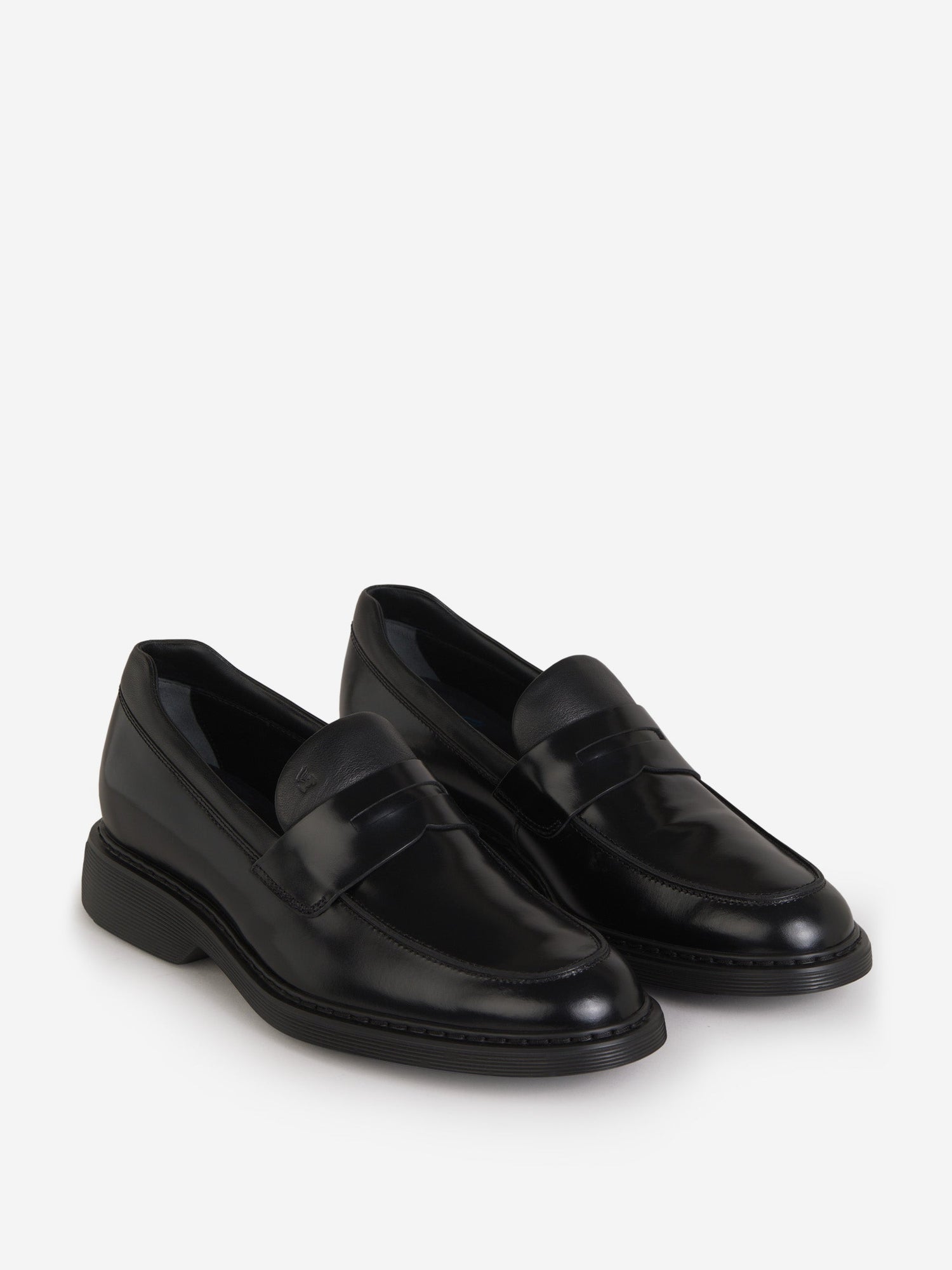 Outlet online Hogan Hombre Mocasines Piel color Negro sku 611-004270 01 - Foto 4