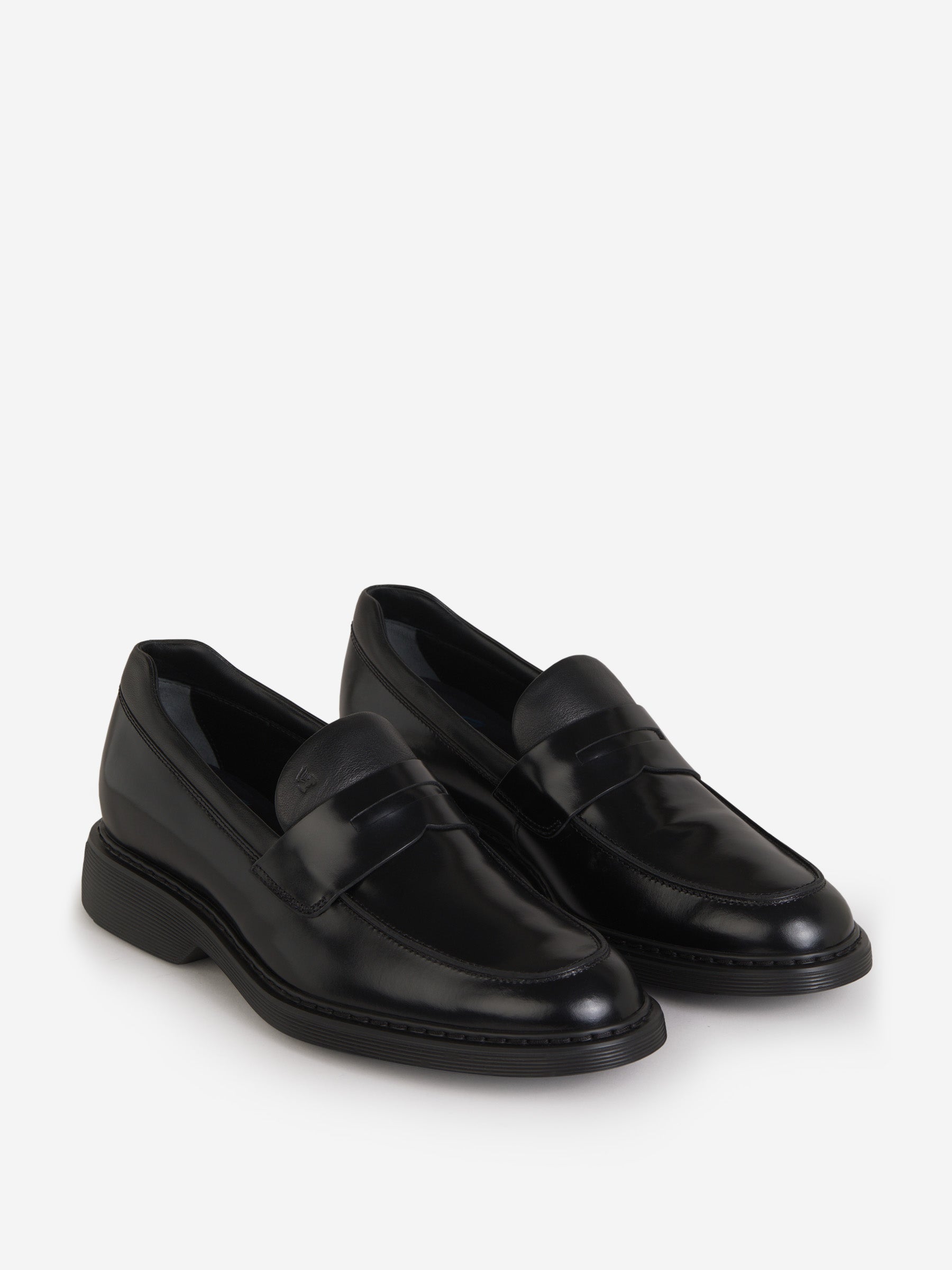 Outlet online Hogan Hombre Mocasines Piel color Negro sku 611-004270 01 - Foto 4
