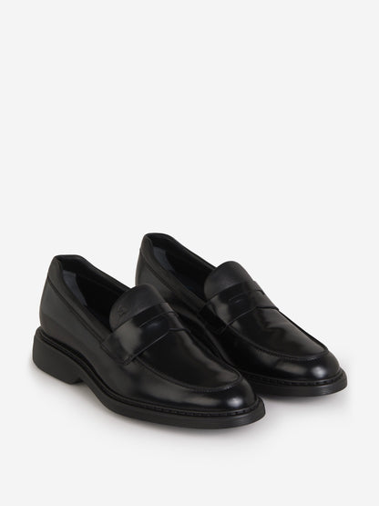Outlet online Hogan Hombre Mocasines Piel color Negro sku 611-004270 01 - Foto 4