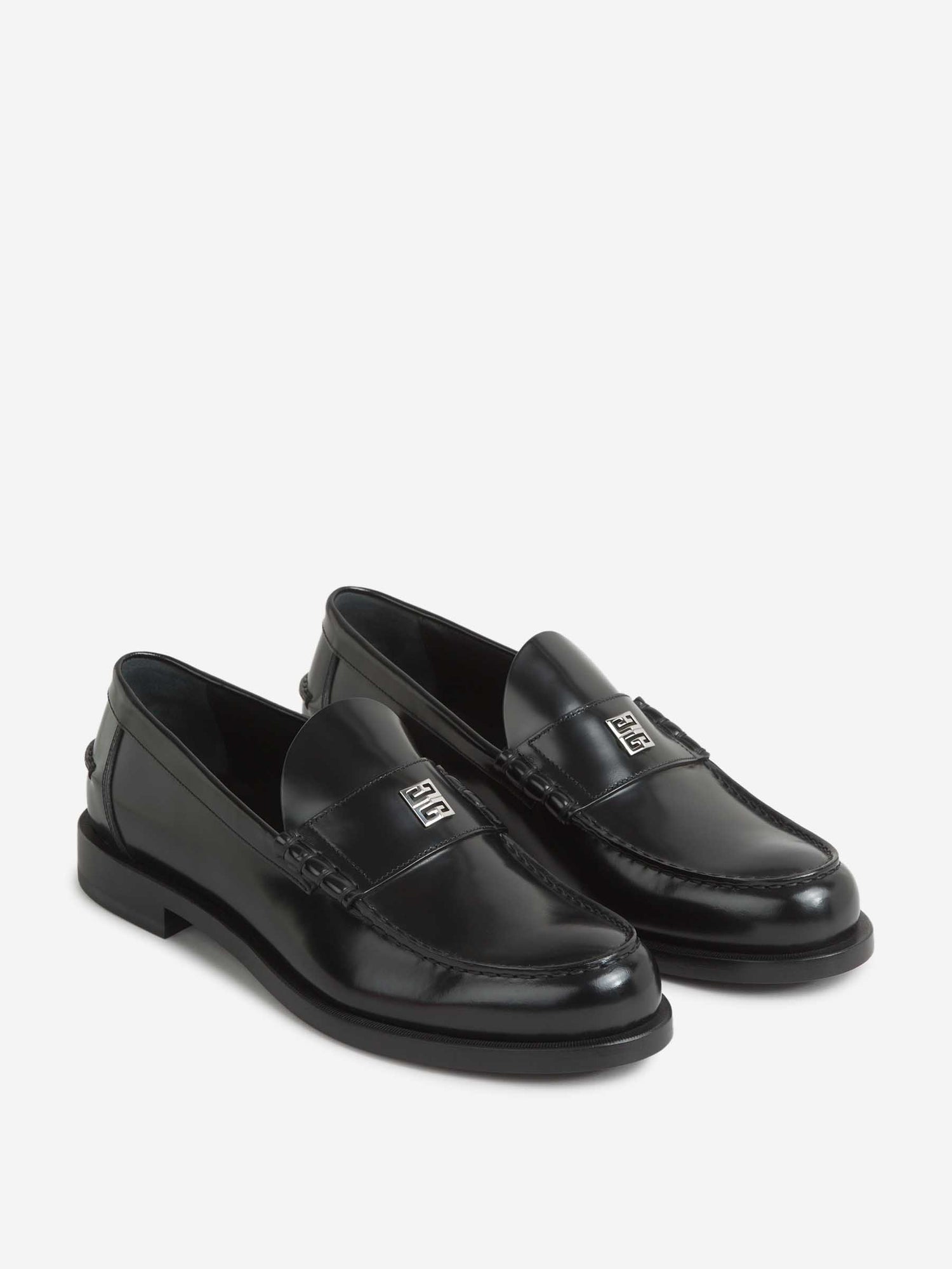 Outlet online Givenchy Hombre Mocasines 4G Piel color Negro sku 611-004371 01 - Foto 2
