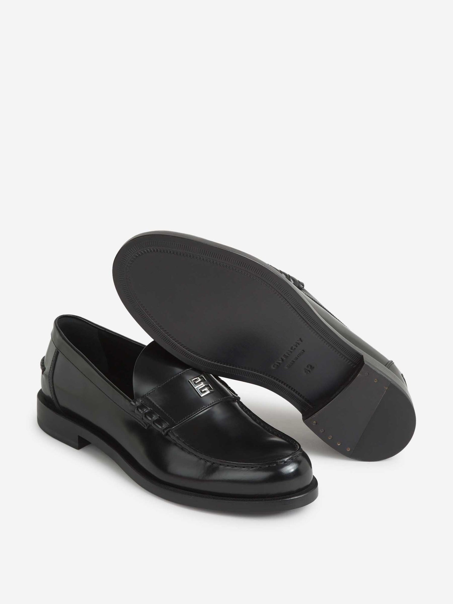 Outlet online Givenchy Hombre Mocasines 4G Piel color Negro sku 611-004371 01 - Foto 4
