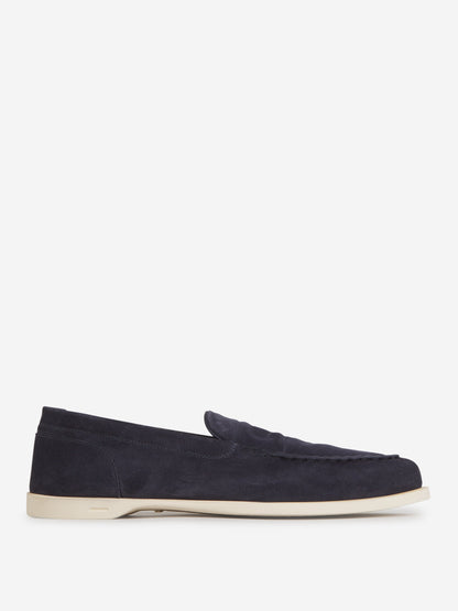 Outlet online John Lobb Hombre Zapatos Mocasines Pace color Azul Noche sku 611-004374 02 - Foto 1