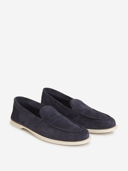 Outlet online John Lobb Hombre Zapatos Mocasines Pace color Azul Noche sku 611-004374 02 - Foto 2
