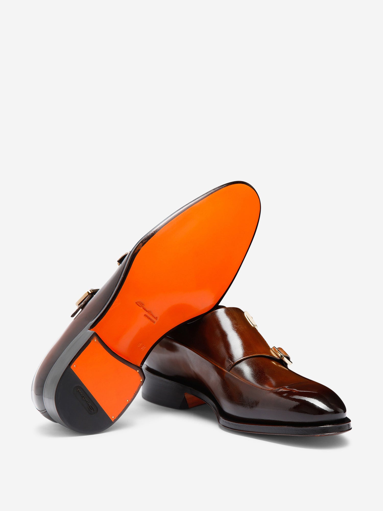 Outlet online Santoni Hombre Zapatos Doble Hebilla color Marron sku 611-004451 01 - Foto 3