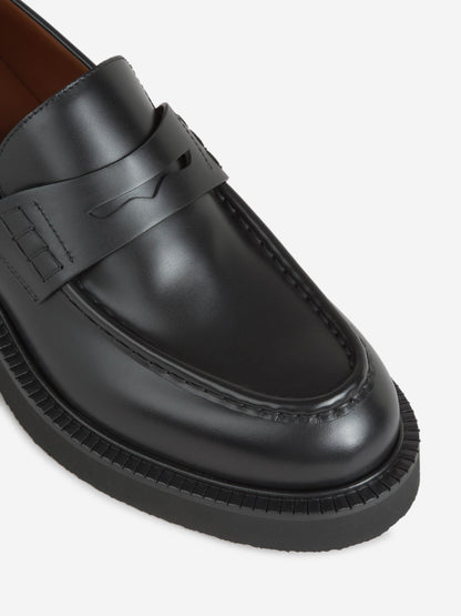Valentino Garavani Hombre Barcelona Mocasines Piel Logo color Negro sku 611-004452 01 - Foto 5