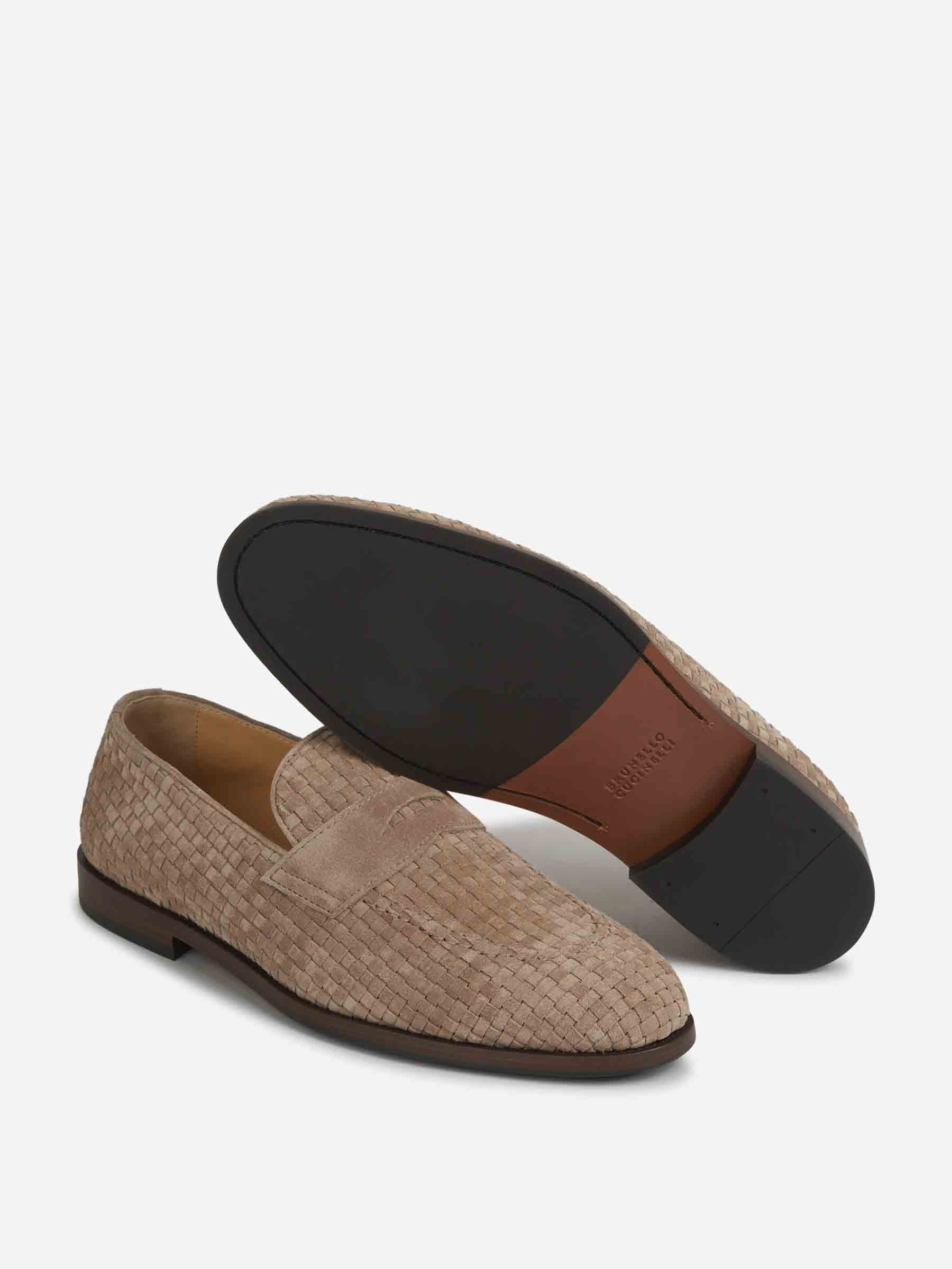 Outlet online Brunello Cucinelli Hombre Zapatos Mocasines Piel color Camel sku 611-004546 01 - Foto 4