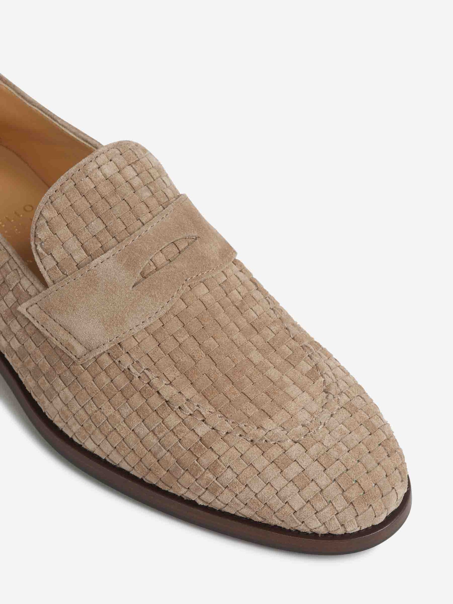 Outlet online Brunello Cucinelli Hombre Zapatos Mocasines Piel color Camel sku 611-004546 01 - Foto 5
