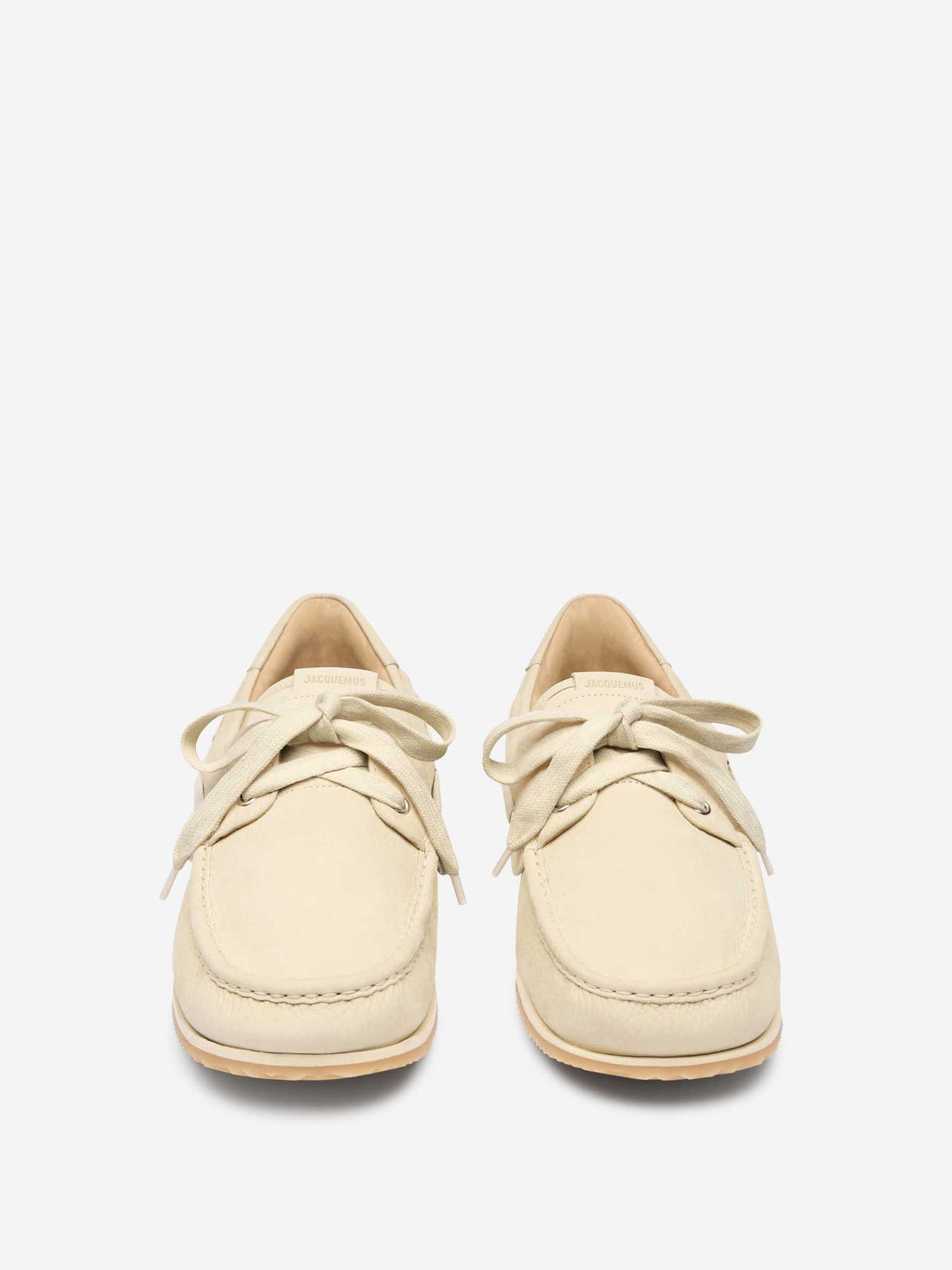 Outlet online Jacquemus Hombre Zapatos Náuticos Les Batto color Amarillo Claro sku 611-004549 00 - Foto 3