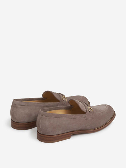 Brunello Cucinelli Hombre Barcelona Mocasines Piel Horsebit color Taupe sku 611-004571 01 - Foto 3