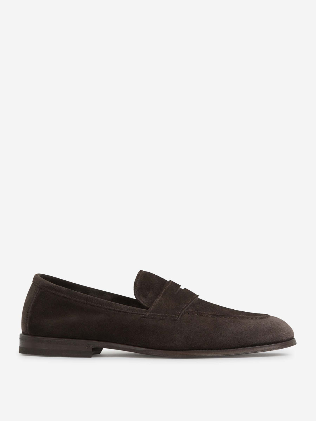 Henderson Baracco Hombre Barcelona Mocasines Piel Ante color Marrón Oscuro sku 611-004572 01 - Foto 1