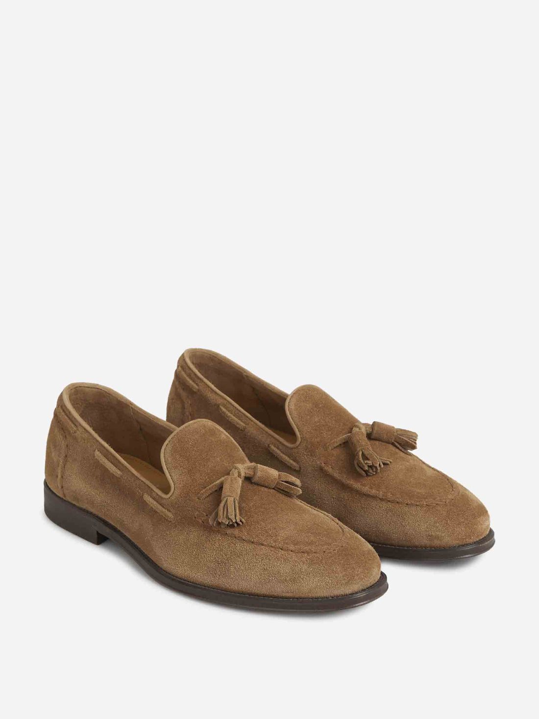 Henderson Baracco Hombre Barcelona Mocasines Ante Borlas color Caramelo sku 611-004573 01 - Foto 2
