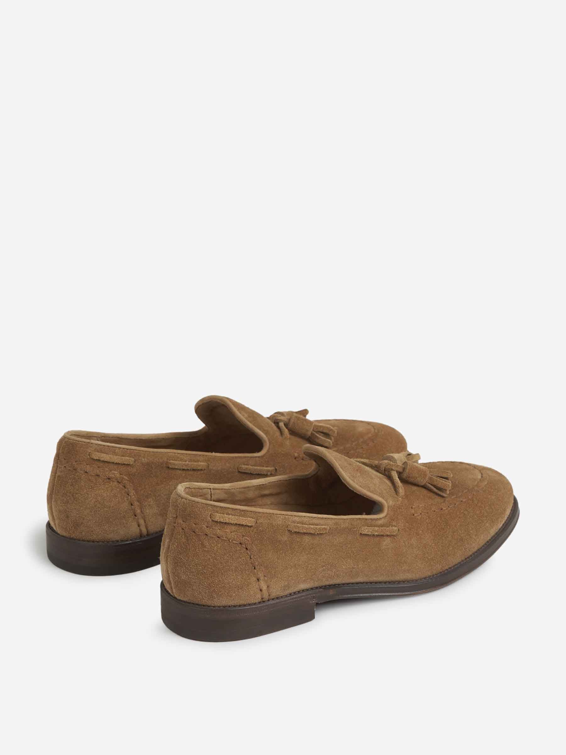 Henderson Baracco Hombre Barcelona Mocasines Ante Borlas color Caramelo sku 611-004573 01 - Foto 3