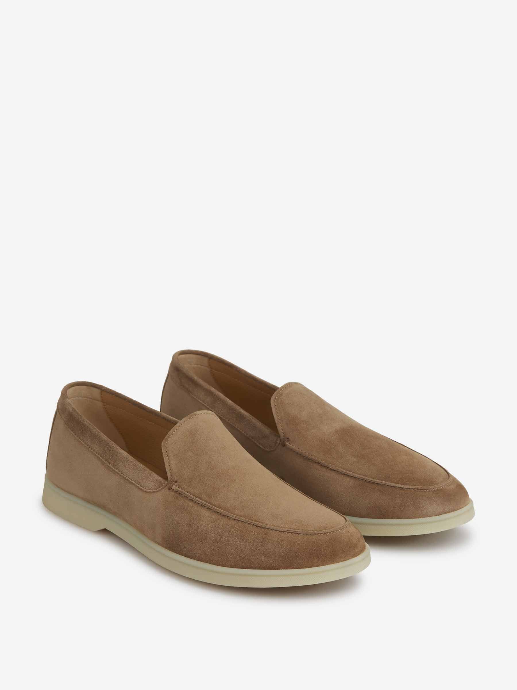 Henderson Baracco Hombre Barcelona Zapatos Mocasines Ante color Camel sku 611-004579 02 - Foto 2