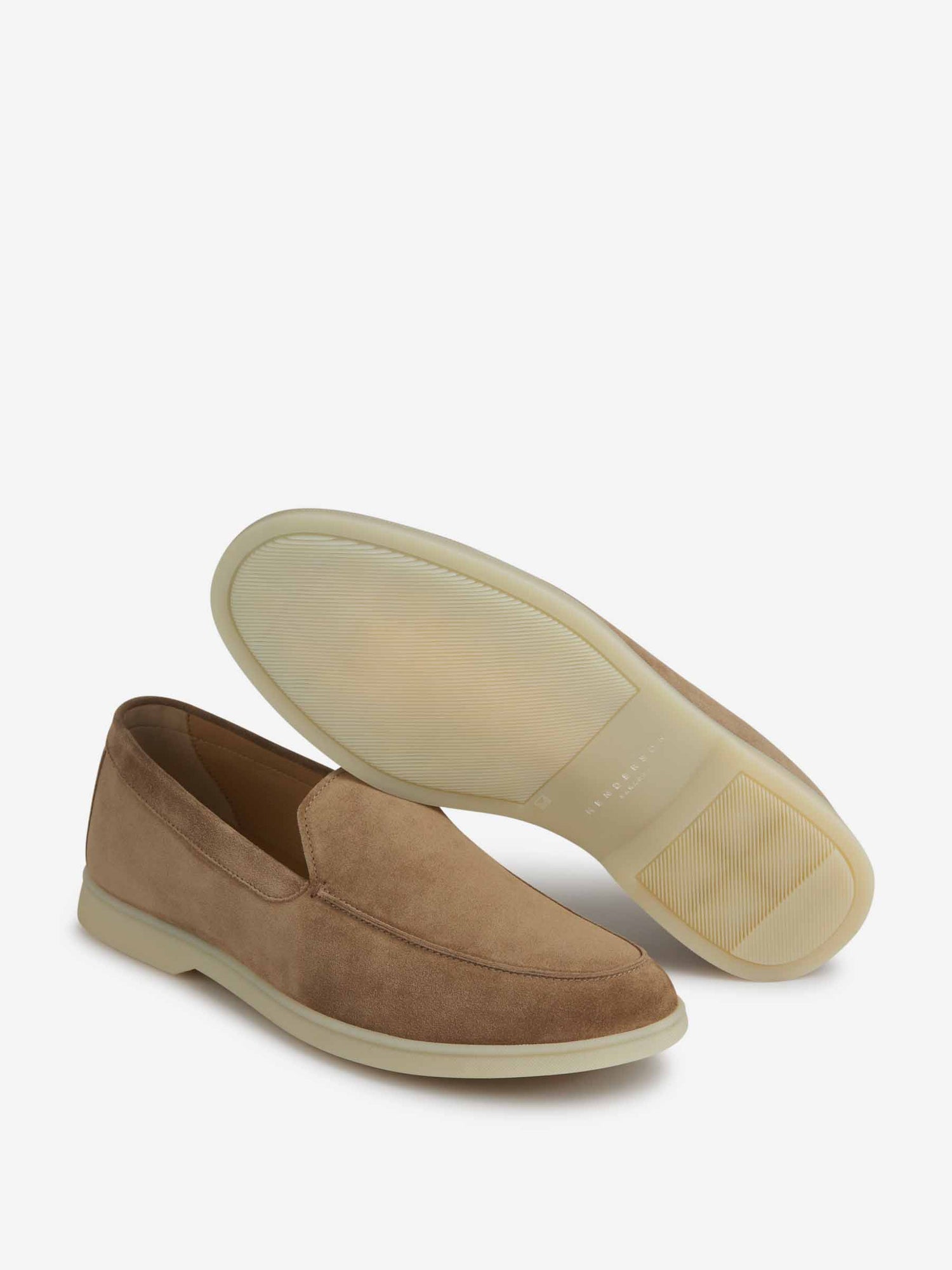 Henderson Baracco Hombre Barcelona Zapatos Mocasines Ante color Camel sku 611-004579 02 - Foto 4