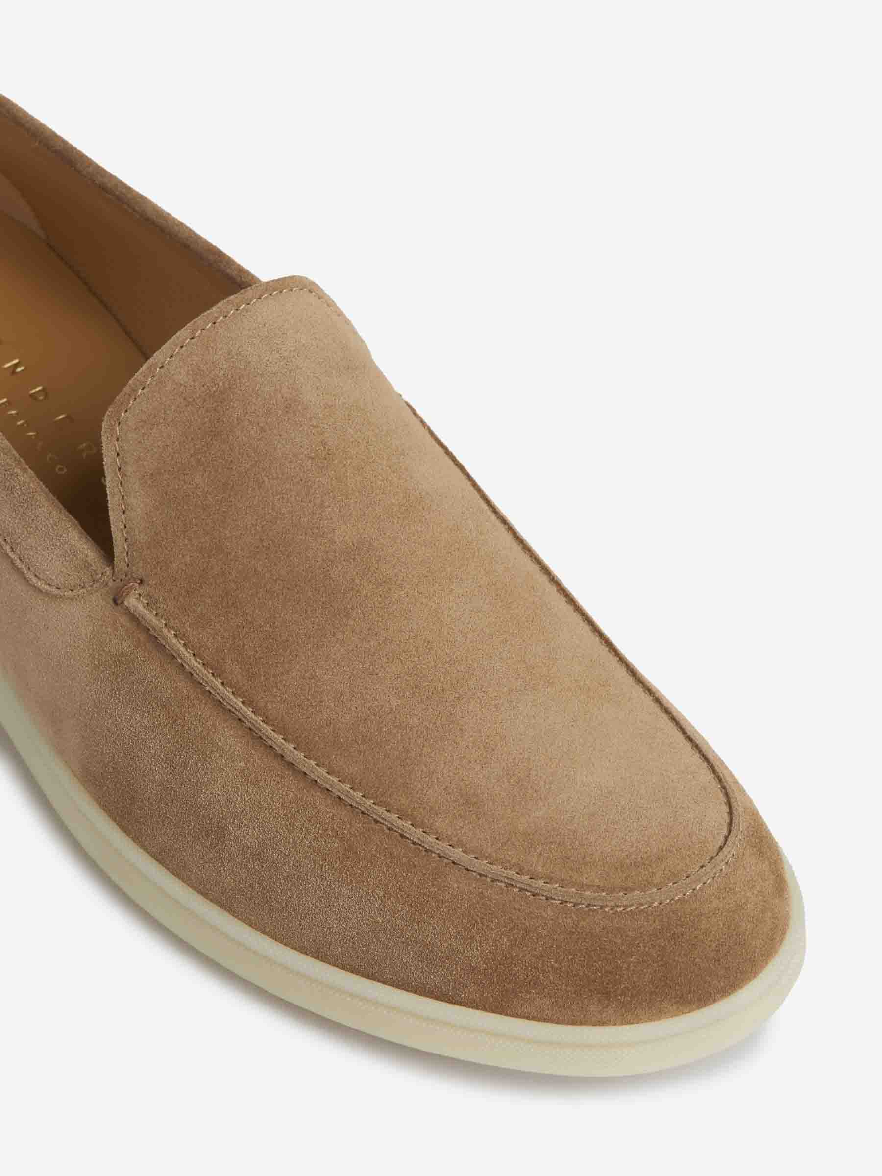 Henderson Baracco Hombre Barcelona Zapatos Mocasines Ante color Camel sku 611-004579 02 - Foto 5