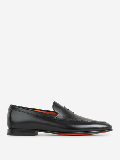 Outlet online Santoni Hombre Mocasines Sullivan Piel color Negro sku 611-004581 01 - Foto 1