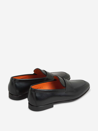 Outlet online Santoni Hombre Mocasines Sullivan Piel color Negro sku 611-004581 01 - Foto 3