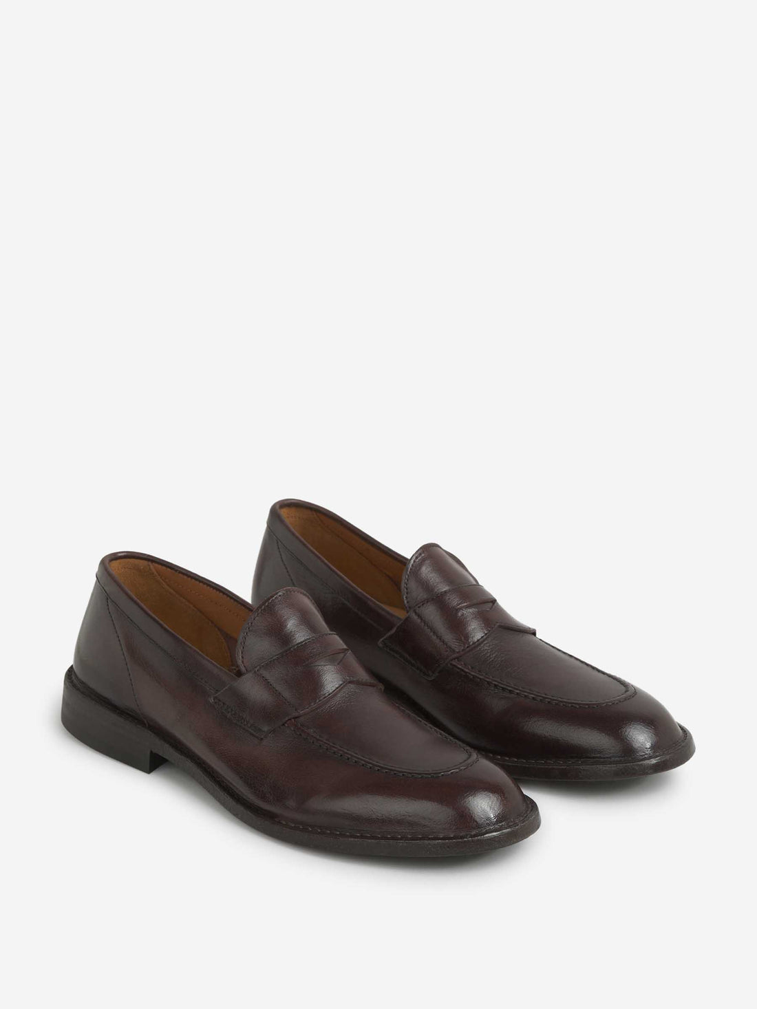 Green George Hombre Barcelona Mocasines Vestir Piel color Marrón Oscuro sku 611-004587 01 - Foto 2