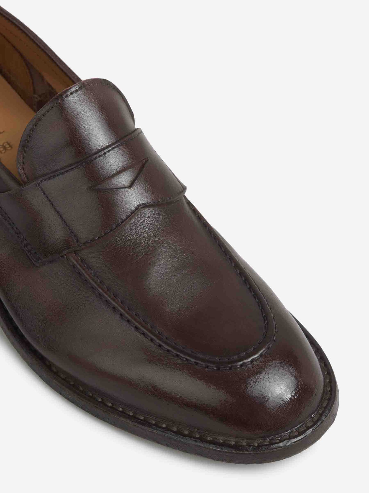 Green George Hombre Barcelona Mocasines Vestir Piel color Marrón Oscuro sku 611-004587 01 - Foto 5