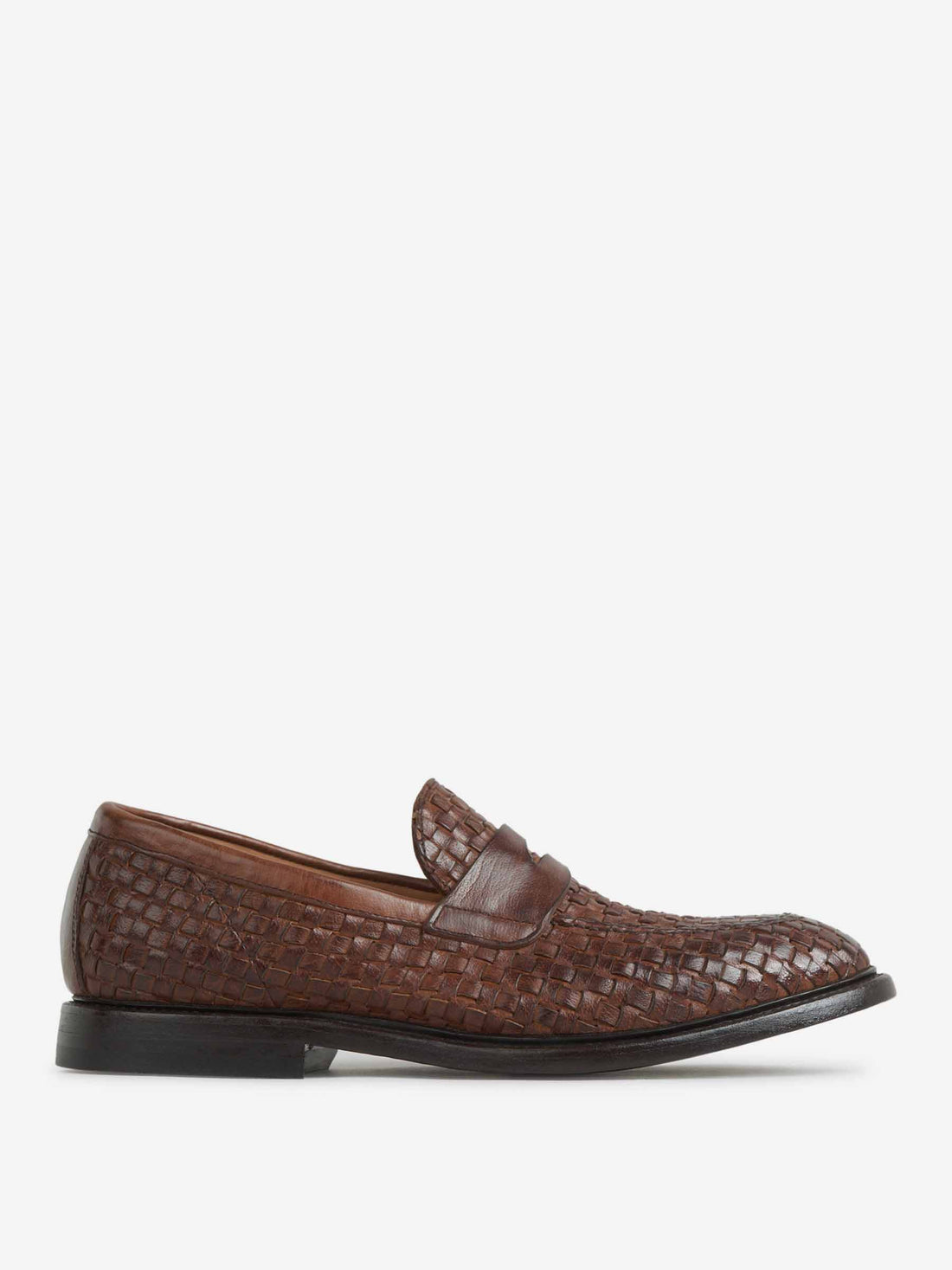 Green George Hombre Barcelona Mocasines Trenzados Piel color Marrón Oscuro sku 611-004588 01 - Foto 1