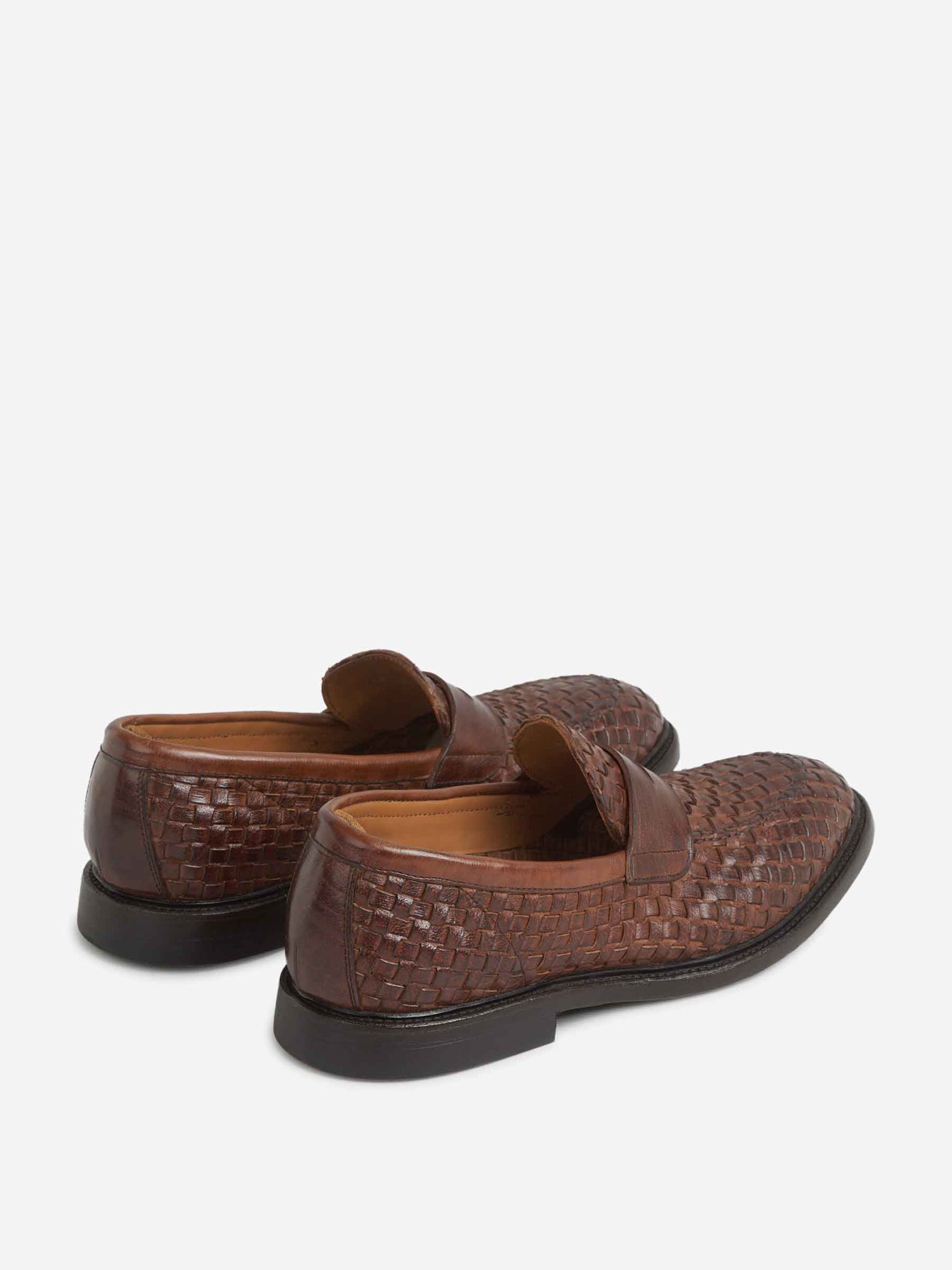 Green George Hombre Barcelona Mocasines Trenzados Piel color Marrón Oscuro sku 611-004588 01 - Foto 3