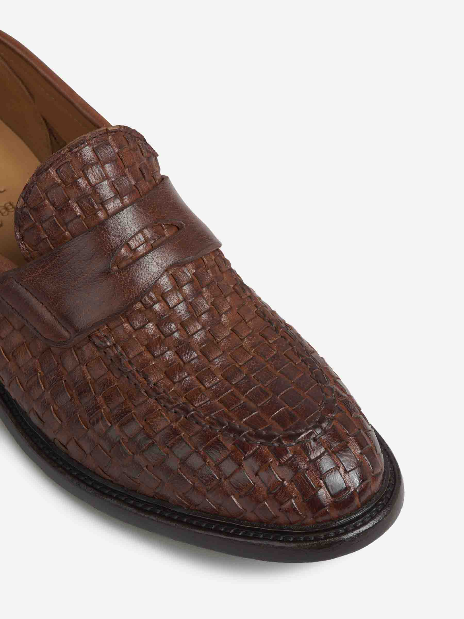 Green George Hombre Barcelona Mocasines Trenzados Piel color Marrón Oscuro sku 611-004588 01 - Foto 5