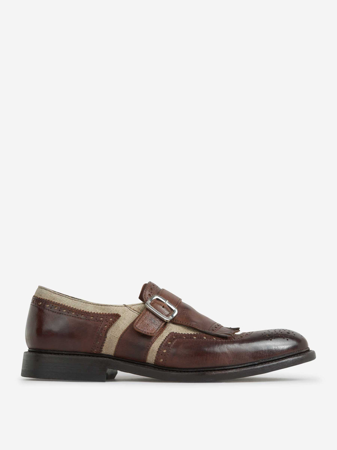 Green George Hombre Barcelona Zapatos Hebilla Flecos color Marrón Oscuro sku 611-004589 01 - Foto 1