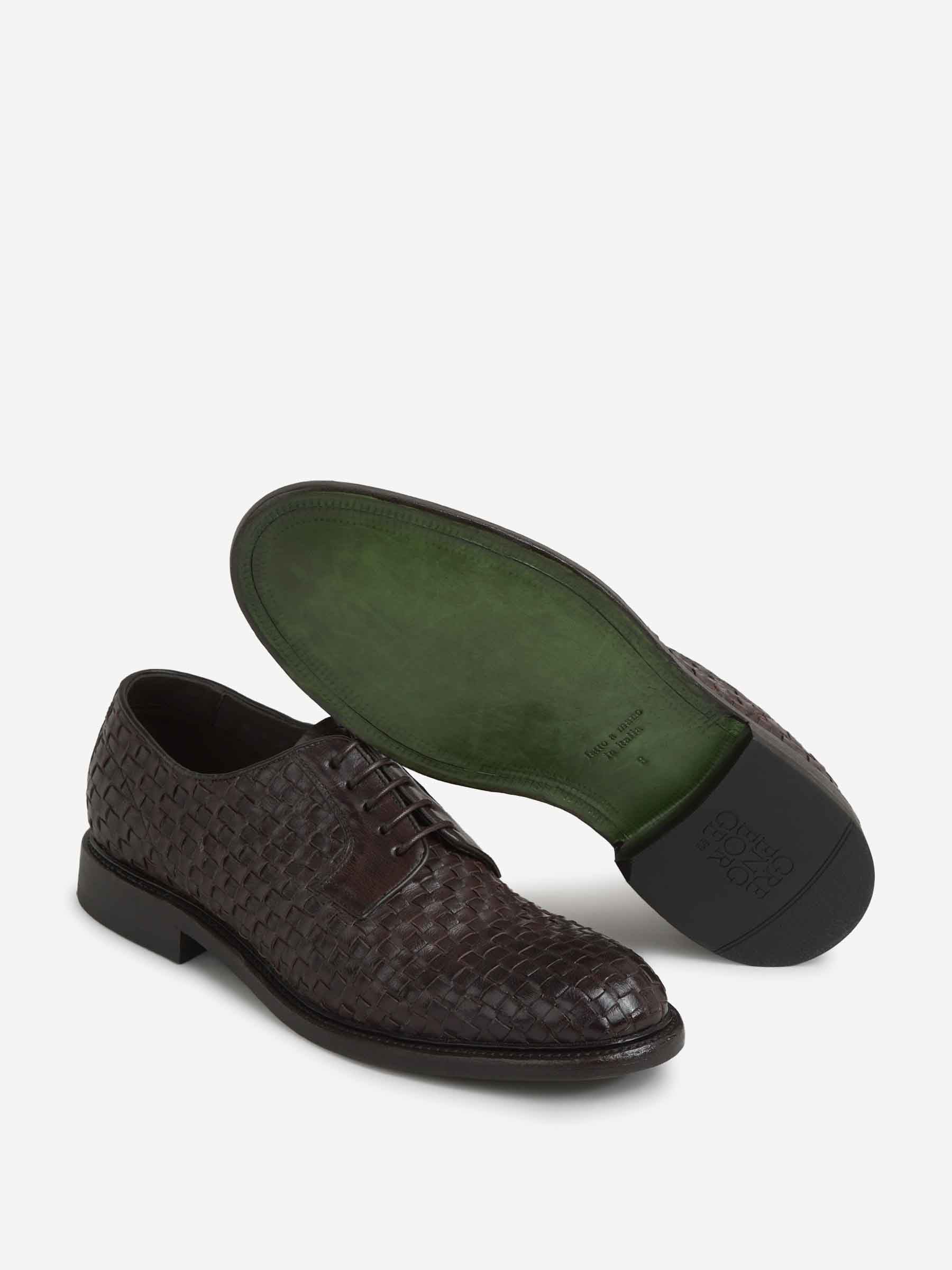 Green George Hombre Barcelona Zapatos Derby Trenzados color Marrón Oscuro sku 611-004590 01 - Foto 4