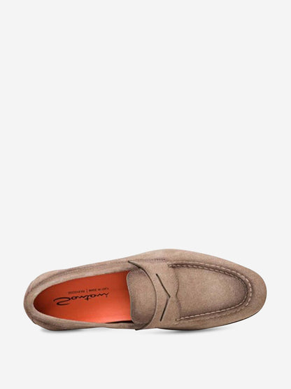 Outlet online Santoni Hombre Zapatos Mocasines Piel color Beige sku 611-004603 01 - Foto 3