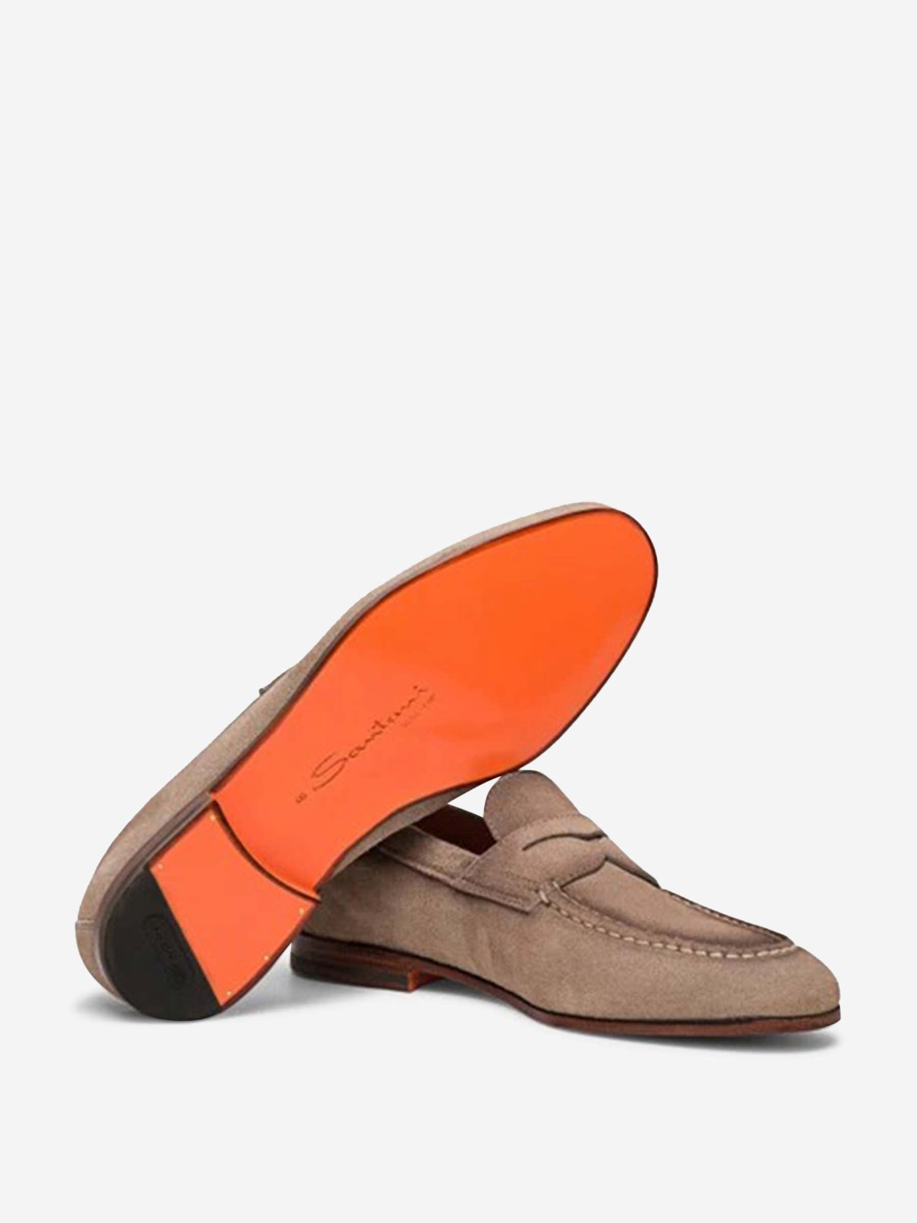Outlet online Santoni Hombre Zapatos Mocasines Piel color Beige sku 611-004603 01 - Foto 4