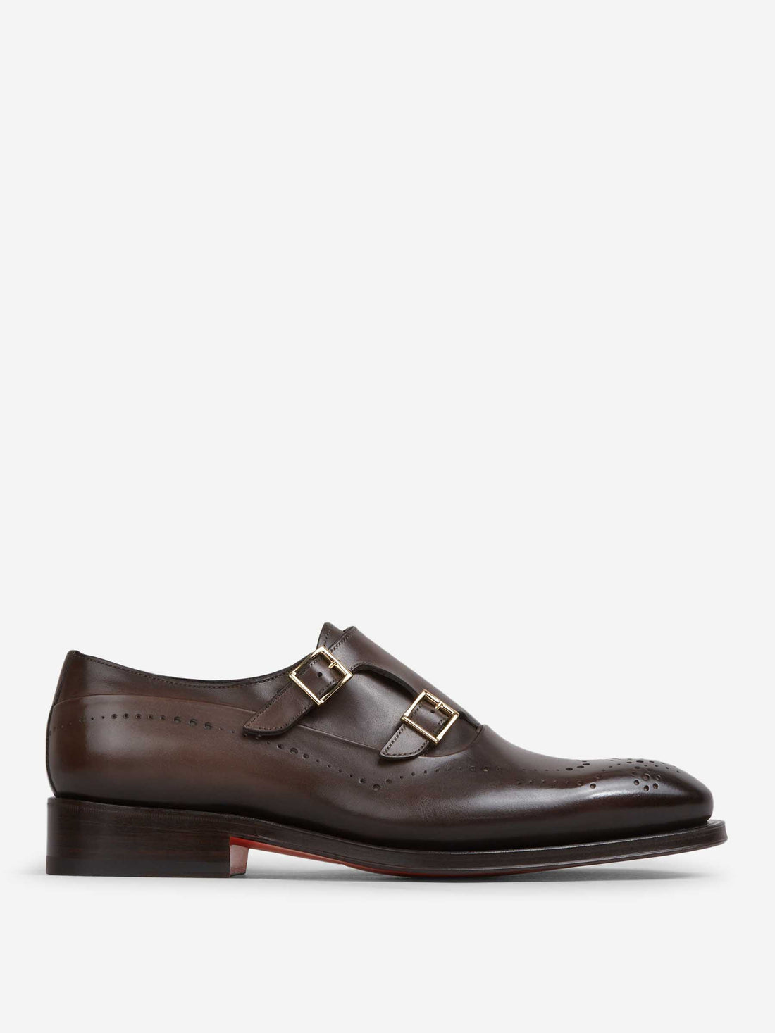 Outlet online Santoni Hombre Zapatos Hebilla Brogue color Marrón Oscuro sku 611-004636 01 - Foto 1