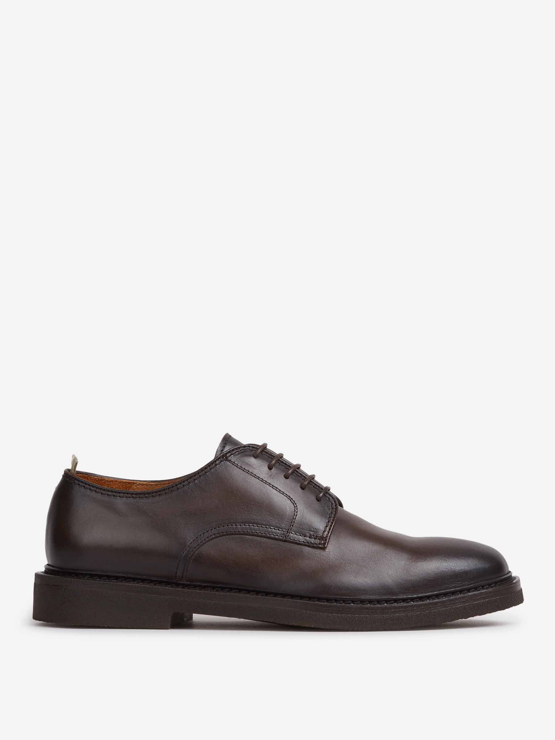 Outlet online Officine Creative Hombre Zapatos Cordones Hopkins color Marrón Oscuro sku 611-004638 01 - Foto 1