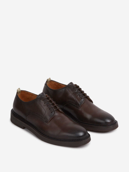 Outlet online Officine Creative Hombre Zapatos Cordones Hopkins color Marrón Oscuro sku 611-004638 01 - Foto 2