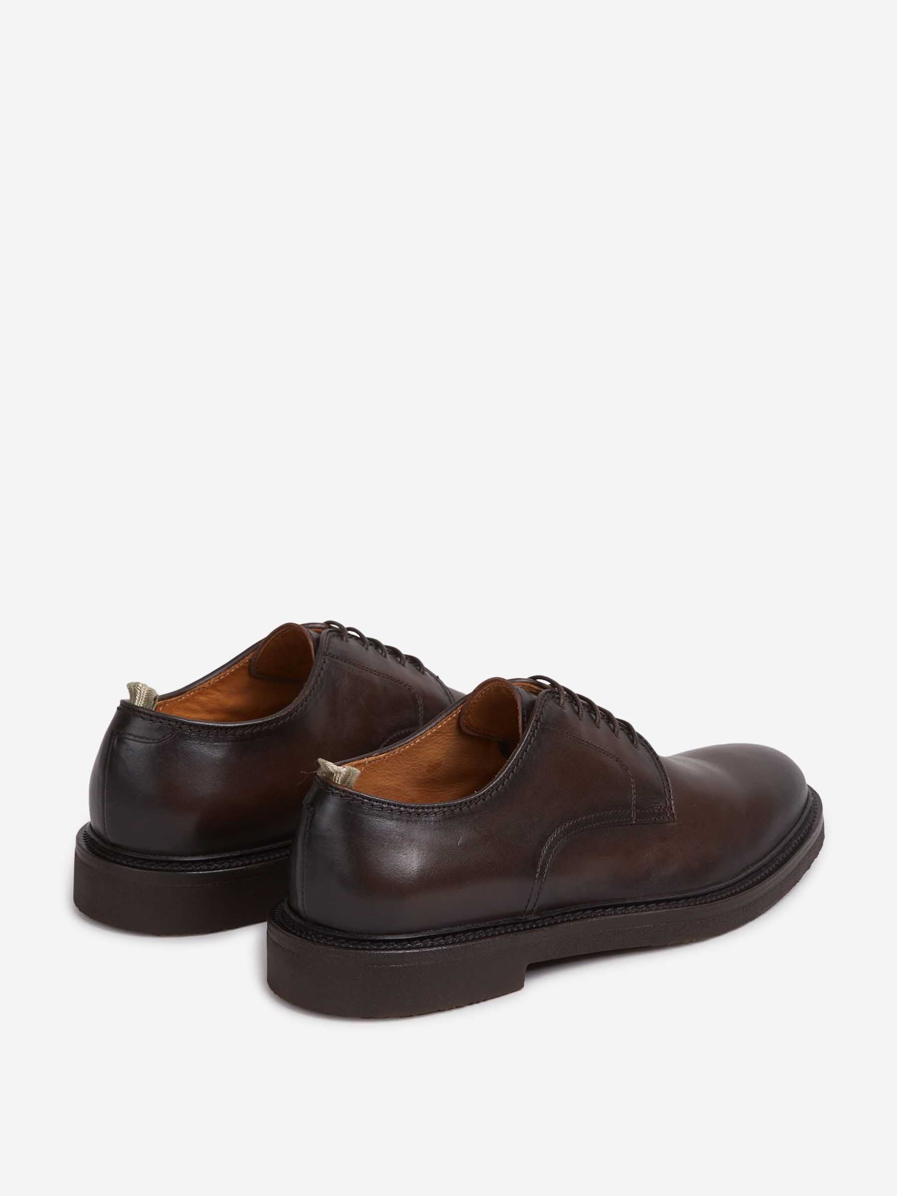 Outlet online Officine Creative Hombre Zapatos Cordones Hopkins color Marrón Oscuro sku 611-004638 01 - Foto 3