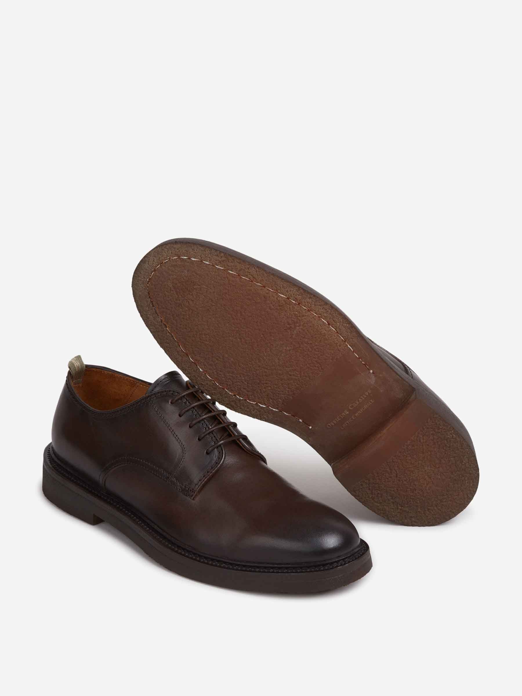 Outlet online Officine Creative Hombre Zapatos Cordones Hopkins color Marrón Oscuro sku 611-004638 01 - Foto 4