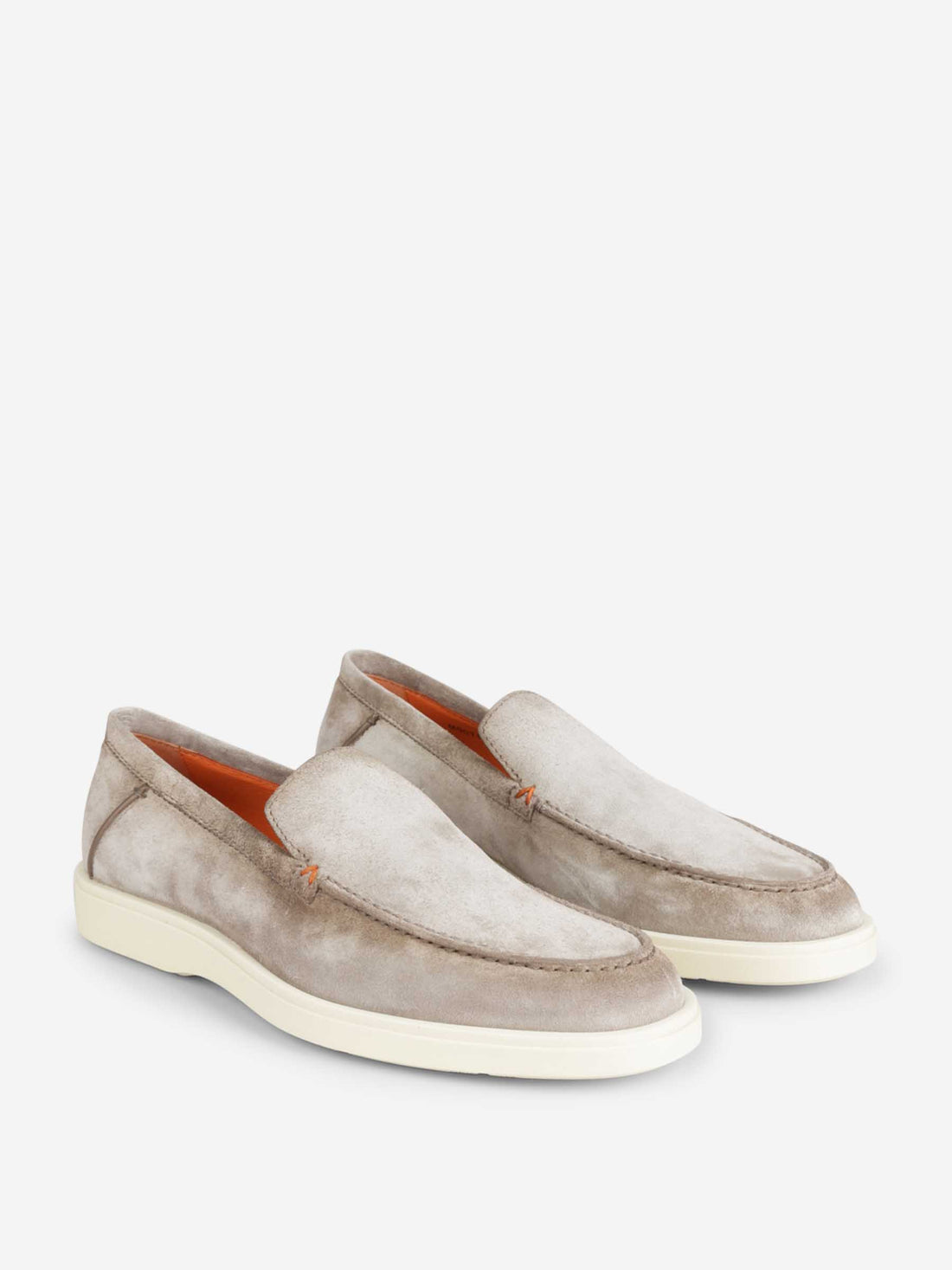 Santoni Hombre Barcelona Mocasines Piel Ante color Beige sku 611-004642 01 - Foto 2