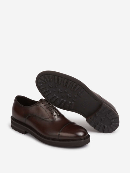 Outlet online Henderson Baracco Hombre Zapatos Vitello Royal color Marrón Oscuro sku 611-004647 01 - Foto 4