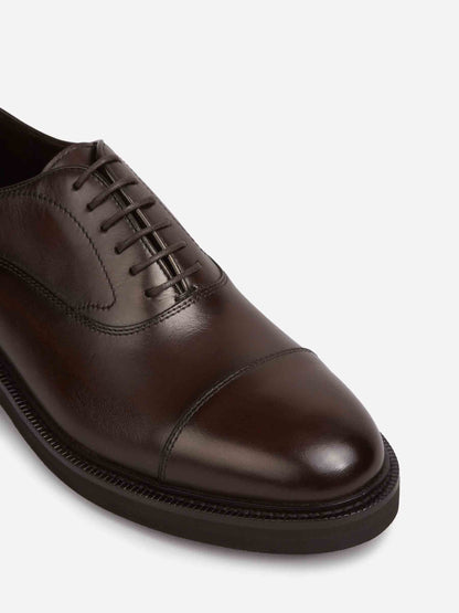 Outlet online Henderson Baracco Hombre Zapatos Vitello Royal color Marrón Oscuro sku 611-004647 01 - Foto 5