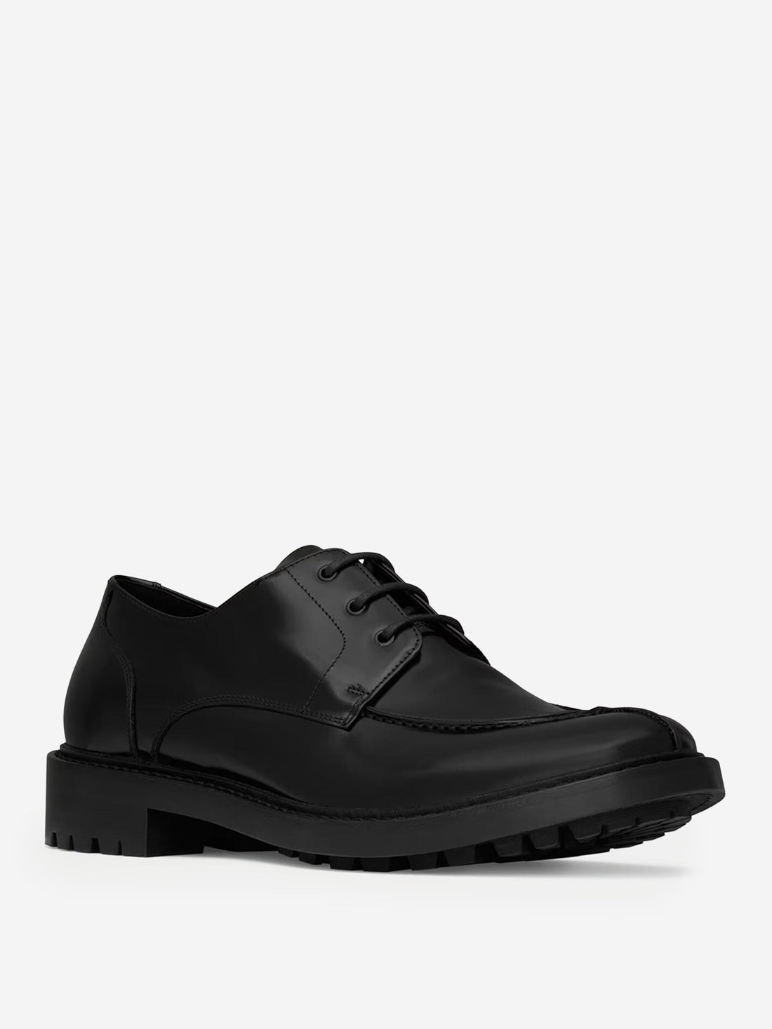 Outlet online Saint Laurent Hombre Zapatos Derby New Bourbon color Negro sku 611-004648 01 - Foto 2