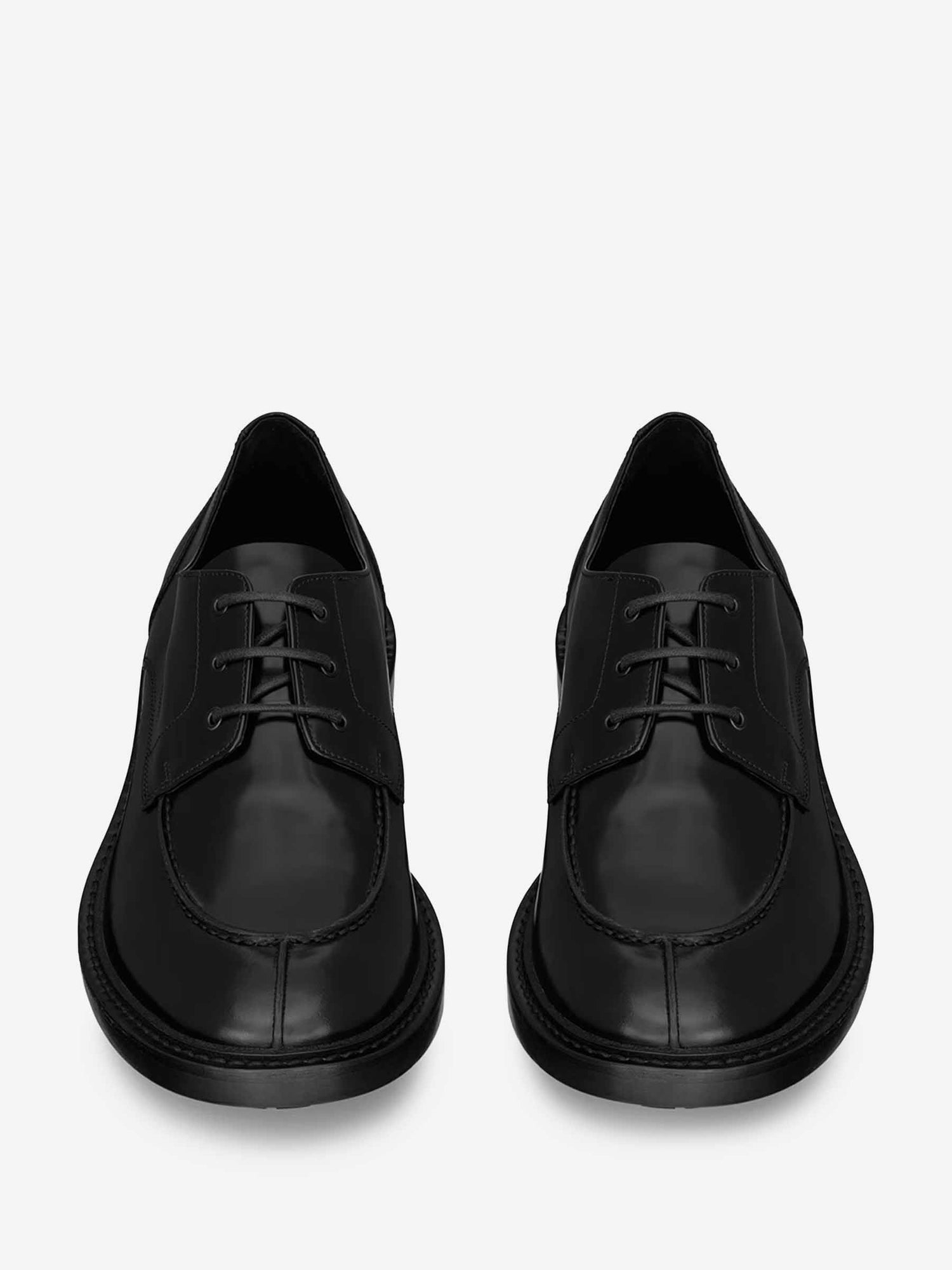 Outlet online Saint Laurent Hombre Zapatos Derby New Bourbon color Negro sku 611-004648 01 - Foto 3