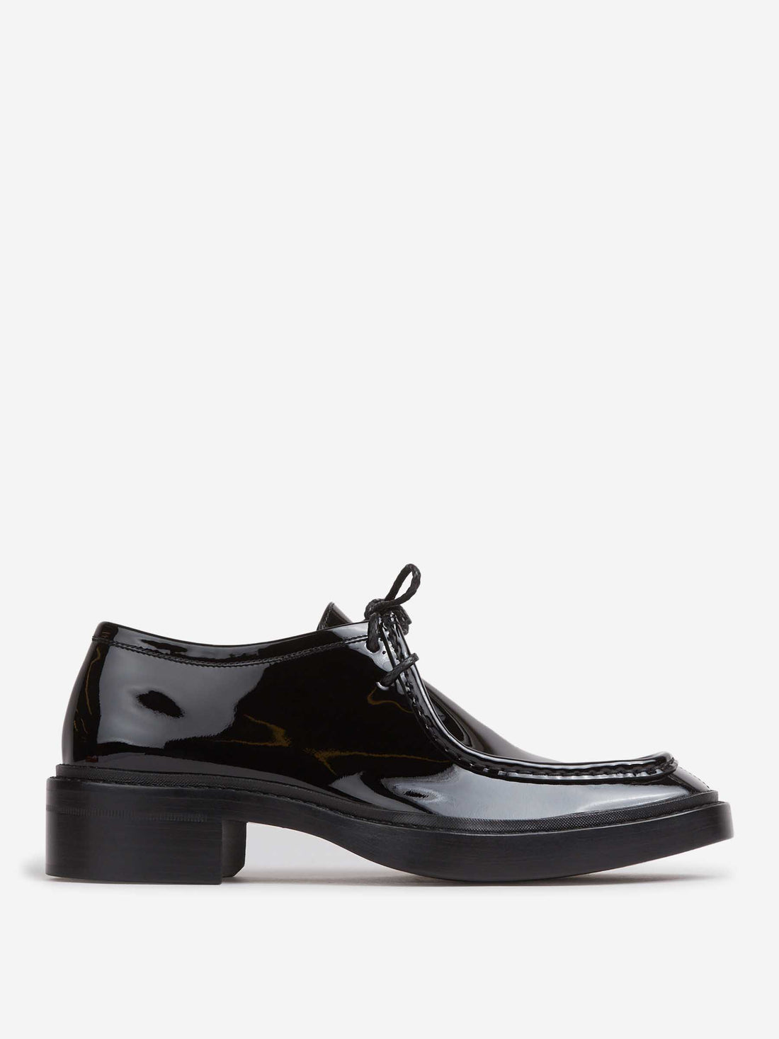 Outlet online Saint Laurent Hombre Zapatos Mezzo  Vitello Vernice Cristal color Negro sku 611-004649 01 - Foto 1