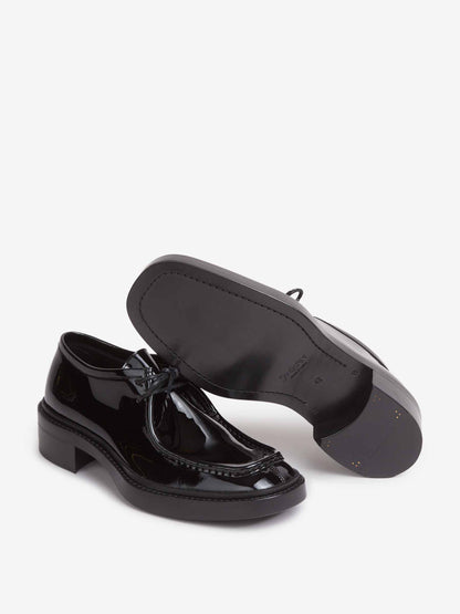 Outlet online Saint Laurent Hombre Zapatos Mezzo  Vitello Vernice Cristal color Negro sku 611-004649 01 - Foto 4