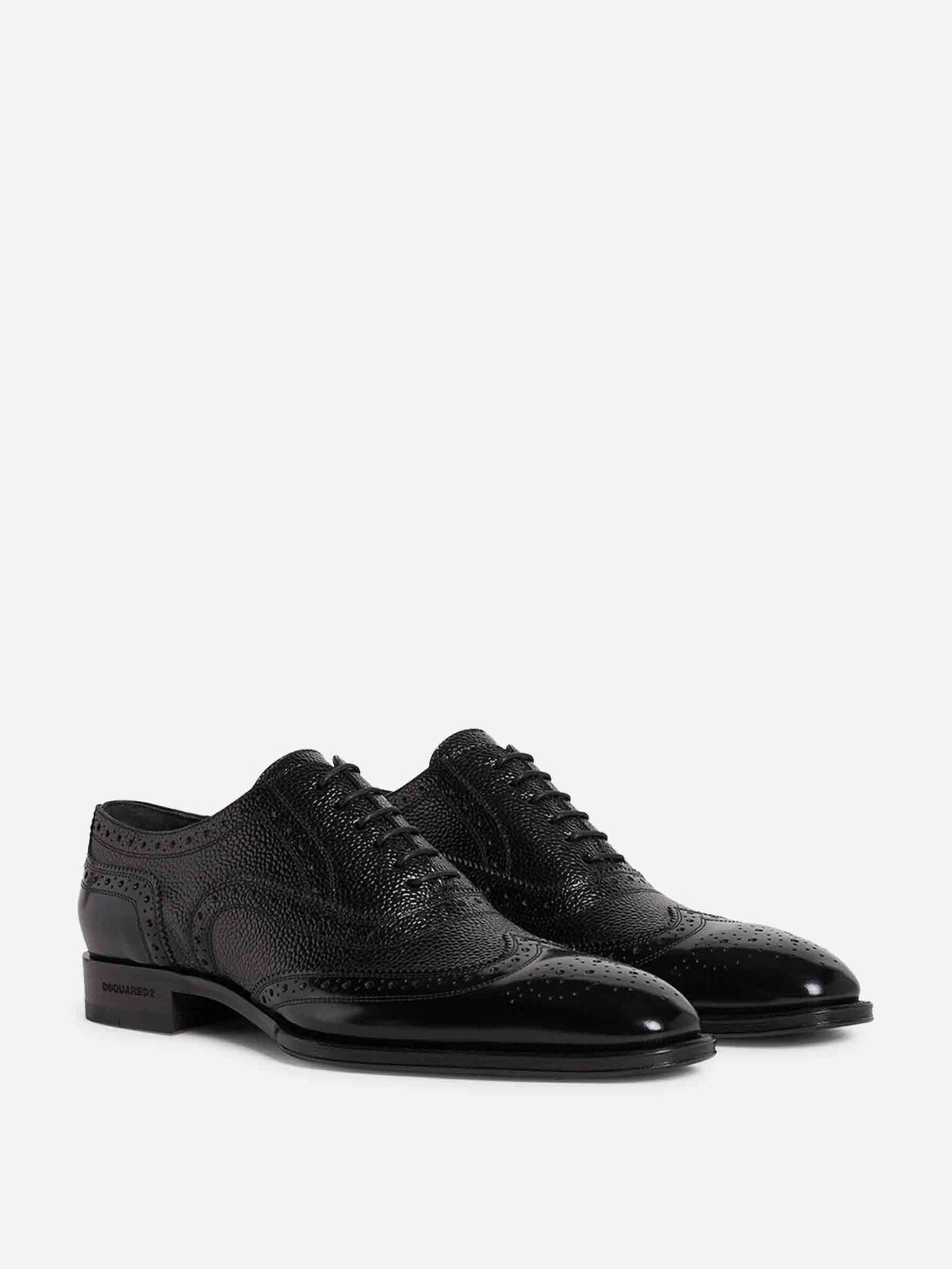 Outlet online Dsquared2 Hombre Zapatos Evening Oxford color Negro sku 611-004705 01 - Foto 2