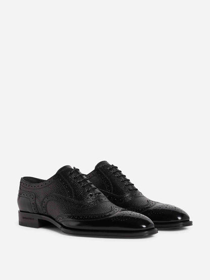 Outlet online Dsquared2 Hombre Zapatos Evening Oxford color Negro sku 611-004705 01 - Foto 2