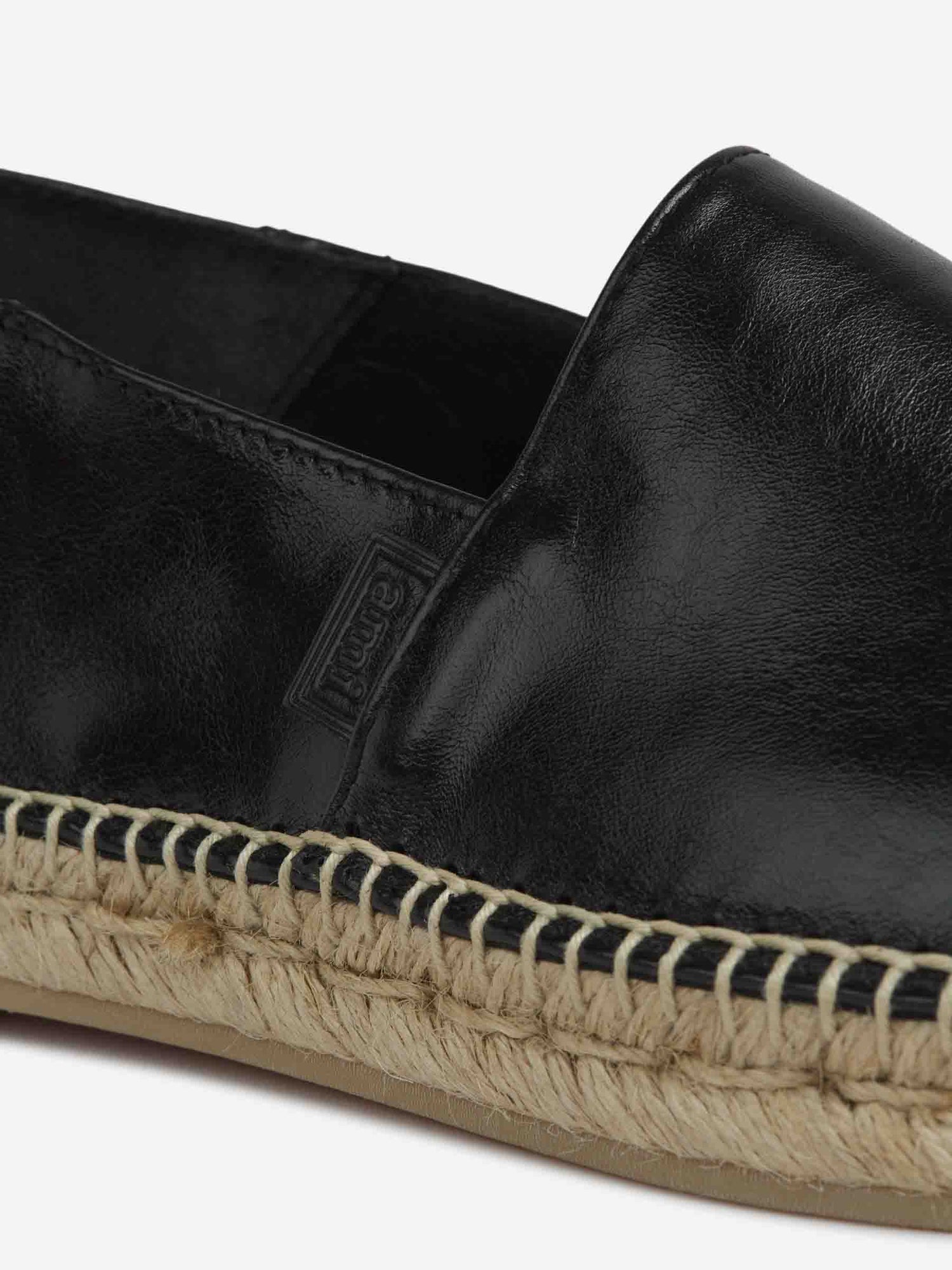 Ami Paris Hombre Barcelona Alpargatas Piel color Negro sku 613-000445 01 - Foto 6