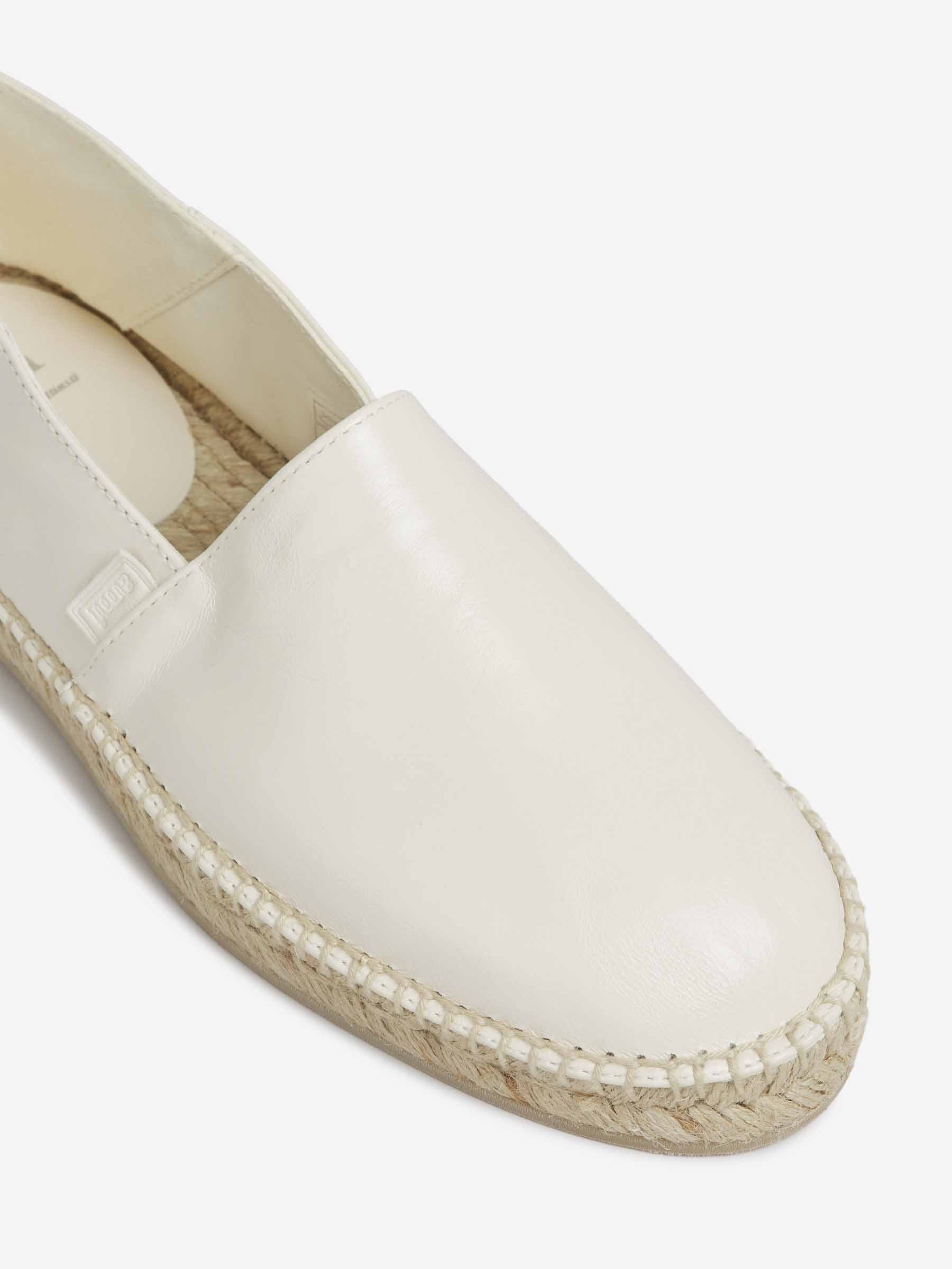Ami Paris Hombre Barcelona Alpargatas Piel color Crema sku 613-000445 02 - Foto 5