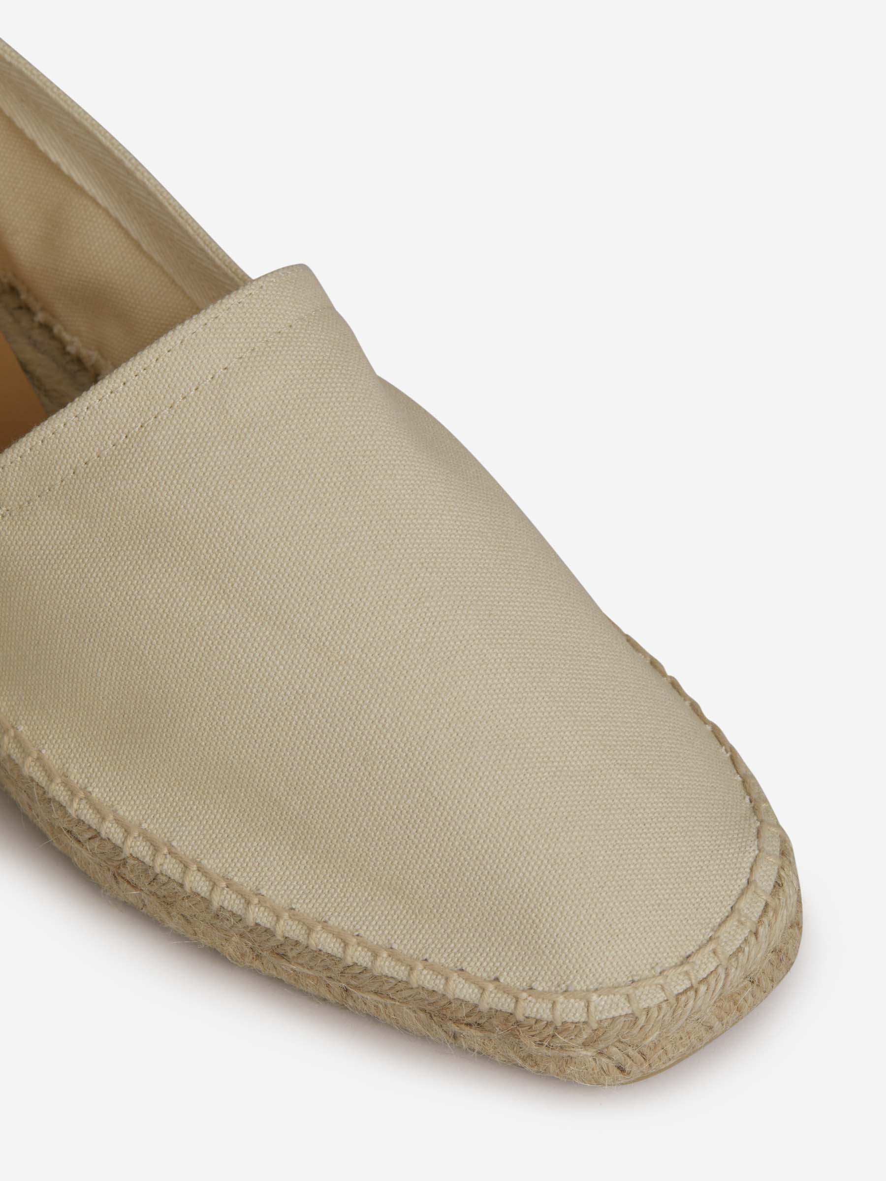 Outlet online Castañer Hombre Alpargatas Pablo Algodón color Marfil sku 613-000451 01 - Foto 3